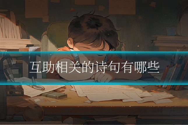 互助相关的诗句有哪些