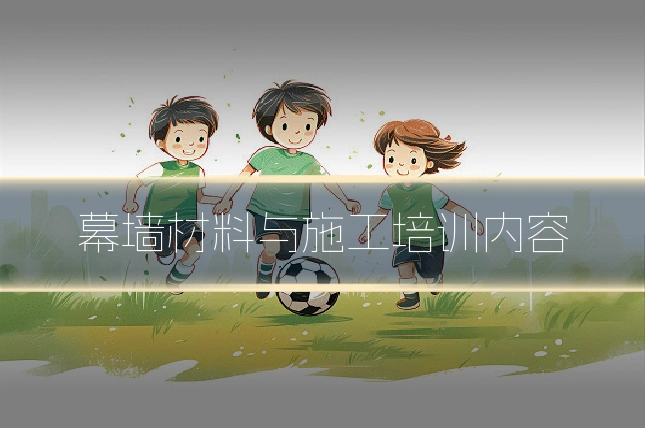 幕墙材料与施工培训内容