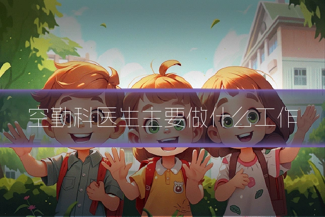 空勤科医生主要做什么工作