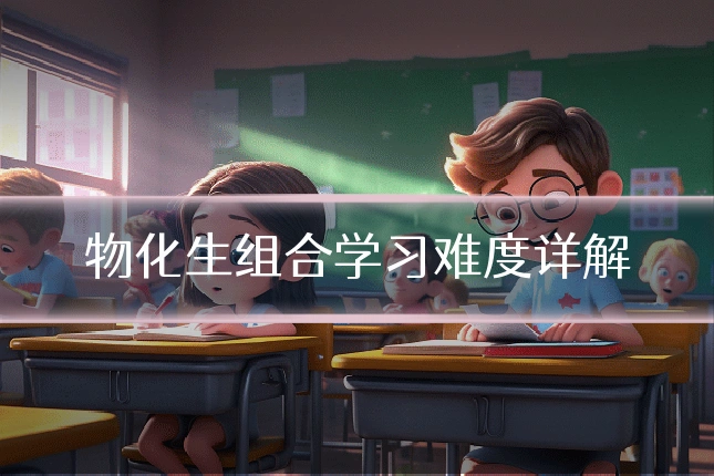物化生组合学习难度详解