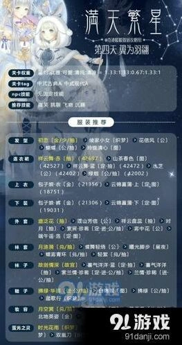 奇迹暖暖翼为羽翮高分搭配推荐