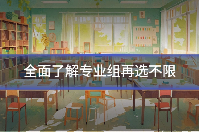 全面了解专业组再选不限