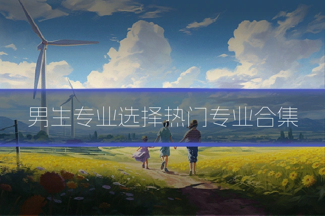男生专业选择热门专业合集