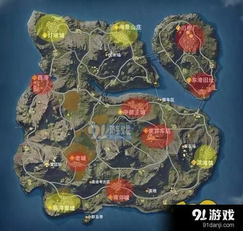 荒野行动雾天落点选择攻略