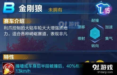 QQ飞车手游金刚狼和紫爵性能对比分析