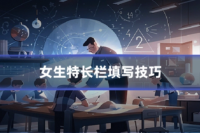 女生特长栏填写技巧