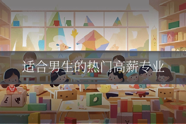 适合男生的热门高薪专业