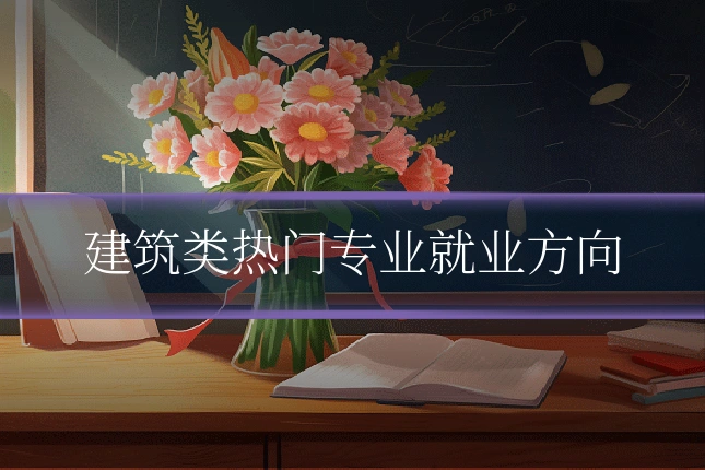 建筑类热门专业就业方向