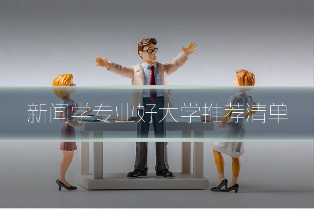 新闻学专业好大学推荐清单