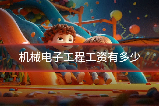 机械电子工程工资有多少
