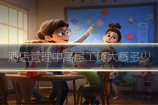 酒店管理中高层工资大概多少