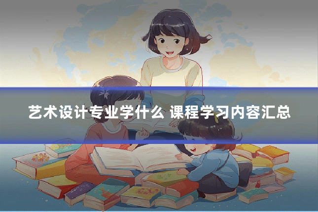 艺术设计专业学什么 课程学习内容汇总