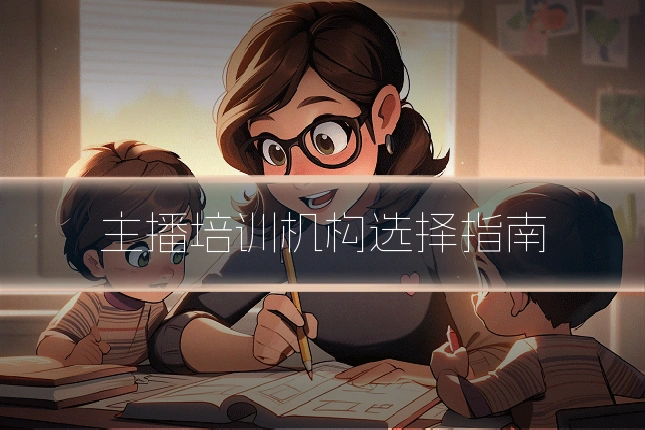 主播培训机构选择指南