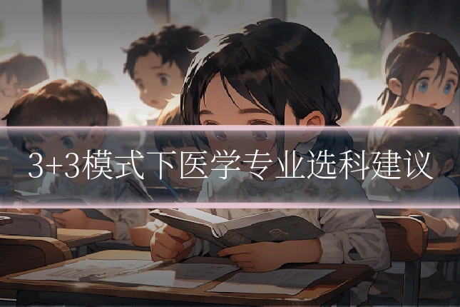 3+3模式下医学专业选科建议