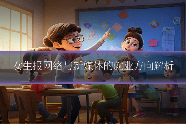 女生报网络与新媒体的就业方向解析