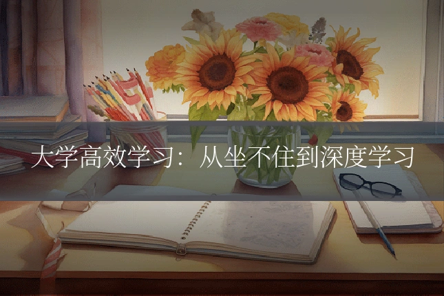 大学高效学习：从坐不住到深度学习