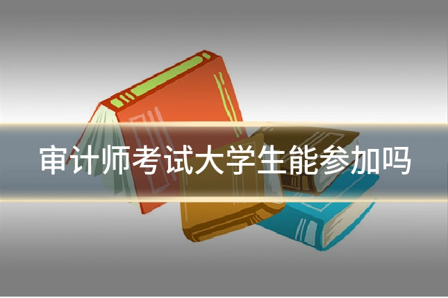 审计师考试大学生能参加吗