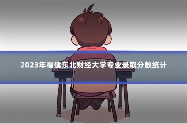 2023年福建东北财经大学专业录取分数统计