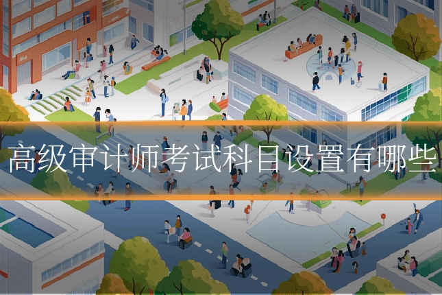 高级审计师考试科目设置有哪些