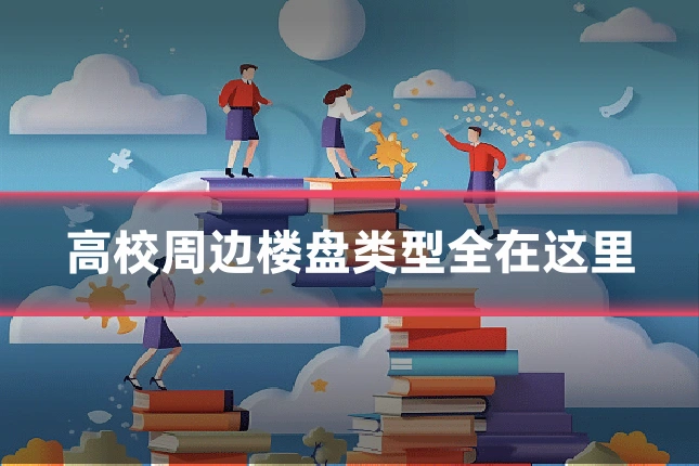 高校周边楼盘类型全在这里