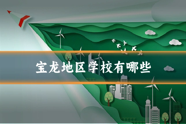 宝龙地区学校有哪些