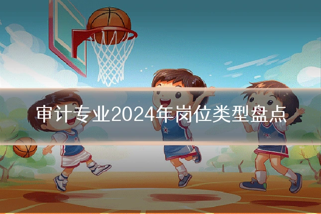 审计专业2024年岗位类型盘点