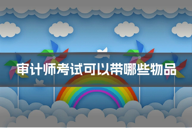 审计师考试可以带哪些物品