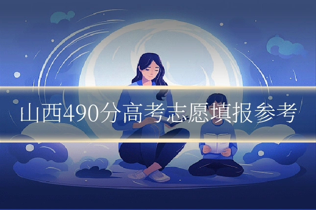 山西490分高考志愿填报参考