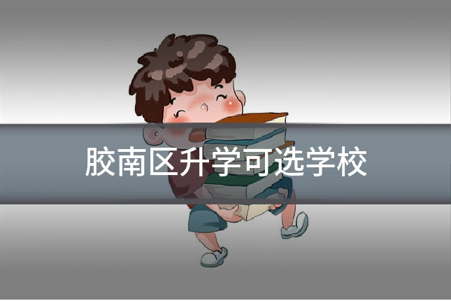 胶南区升学可选学校