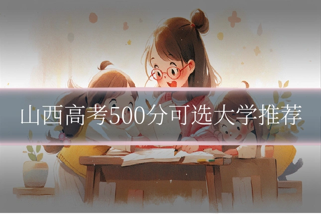 山西高考500分可选大学推荐