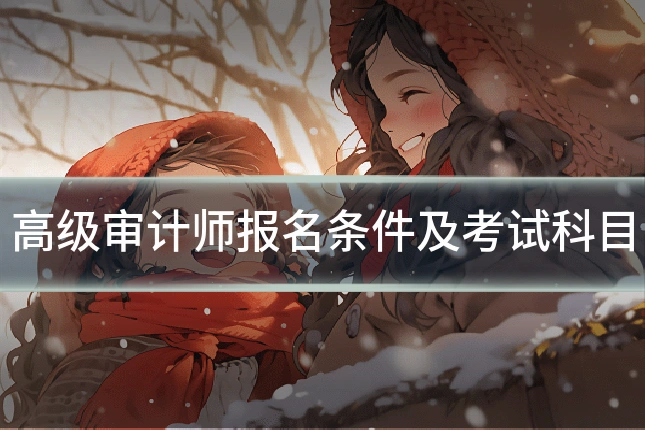高级审计师报名条件及考试科目