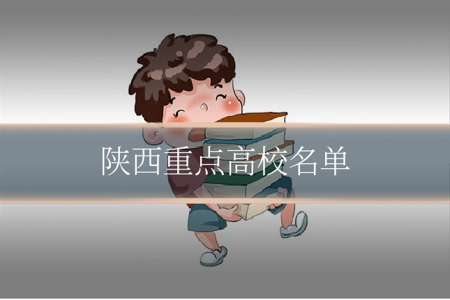 陕西重点高校名单