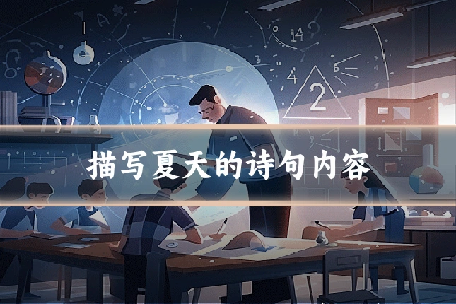 描写夏天的诗句内容