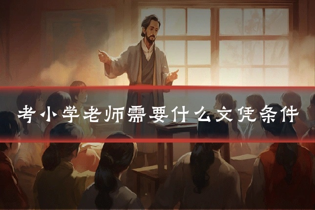 考小学老师需要什么文凭条件