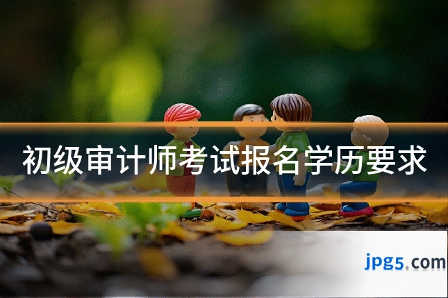 初级审计师考试报名学历要求