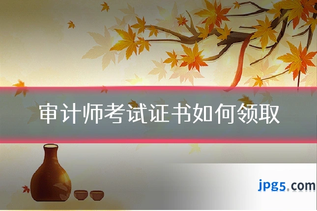 审计师考试证书如何领取