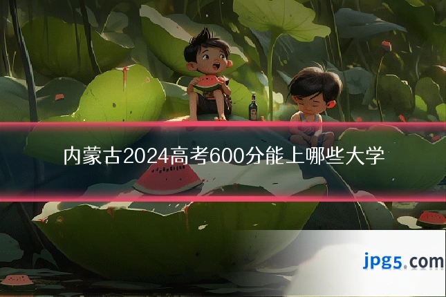 内蒙古2024高考600分能上哪些大学