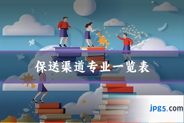 保送渠道专业一览表