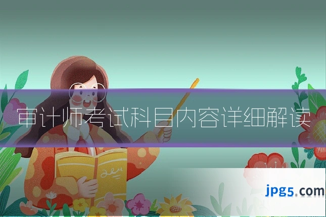 审计师考试科目内容详细解读