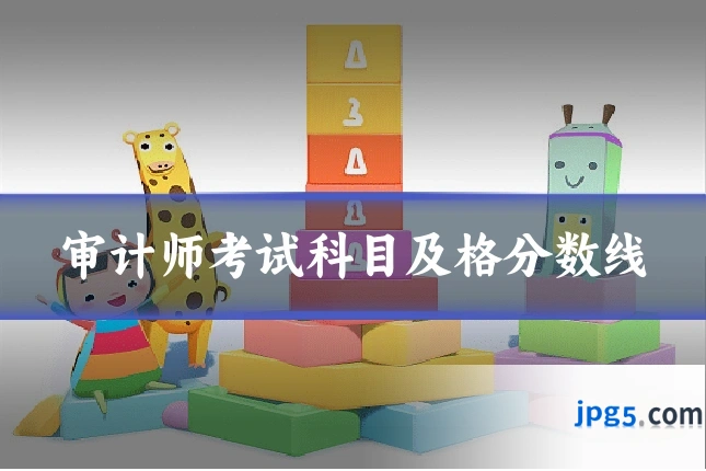 审计师考试科目及格分数线