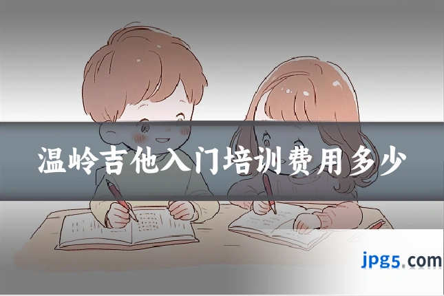 温岭吉他入门培训费用多少