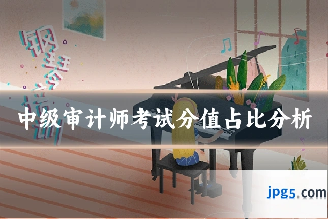 中级审计师考试分值占比分析