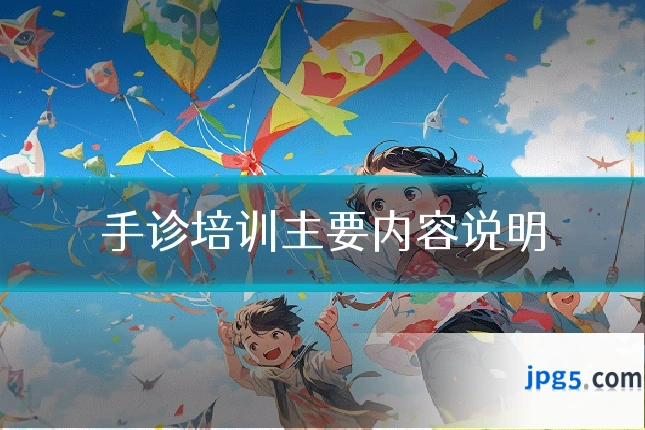 手诊培训主要内容说明