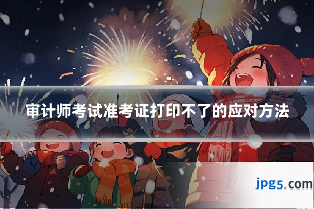 审计师考试准考证打印不了的应对方法