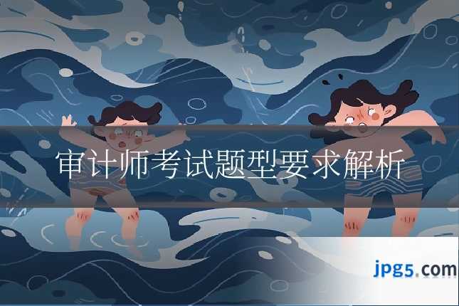 审计师考试题型要求解析
