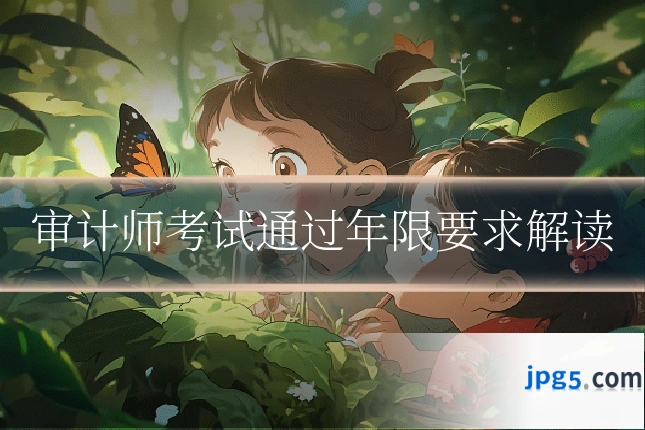 审计师考试通过年限要求解读