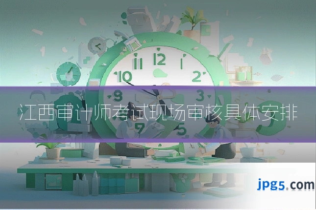 江西审计师考试现场审核具体安排