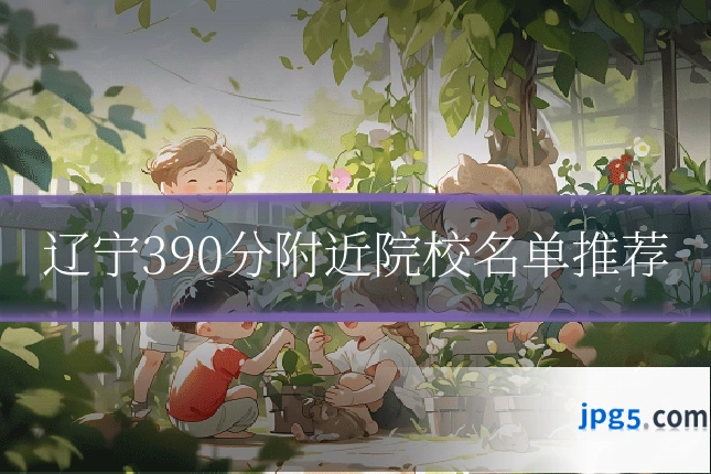 辽宁390分附近院校名单推荐