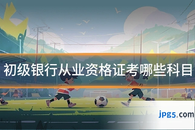 初级银行从业资格证考哪些科目