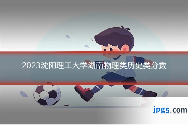 2023沈阳理工大学湖南物理类历史类分数